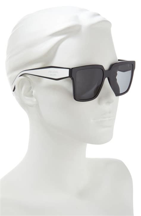 prada sunglasses 56mm|Prada 56mm Square Sunglasses .